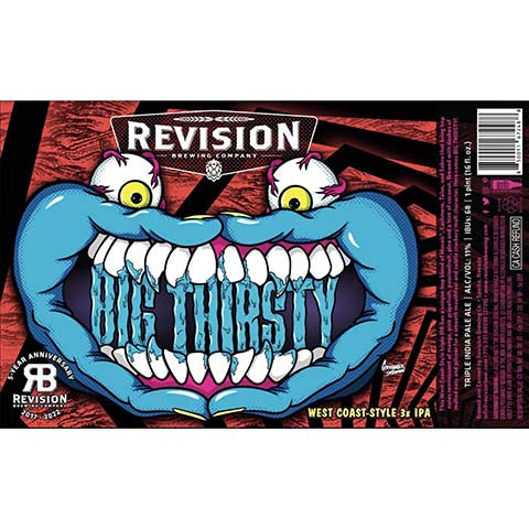 Revision Big Thirsty West Coast 3x IPA