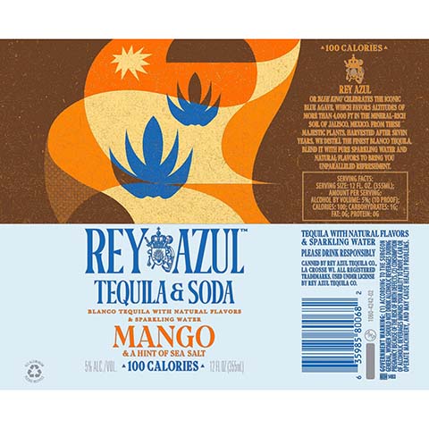 Rey-Azul-Tequila-Soda-Mango-12OZ-CAN
