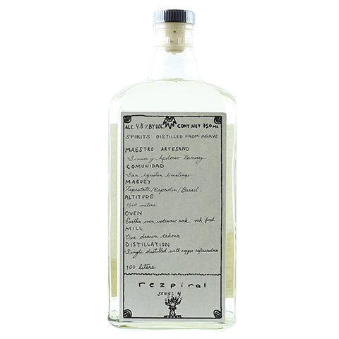 Rezpiral Simeon & Apolonio Ramirez Barril Espadin Tepextate Mezcal