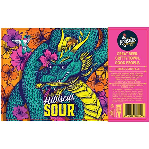 Roosters Hibiscus Sour – CraftShack - Buy Craft Beer Online.