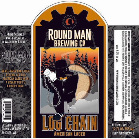 Round Man Log Chain American Lager