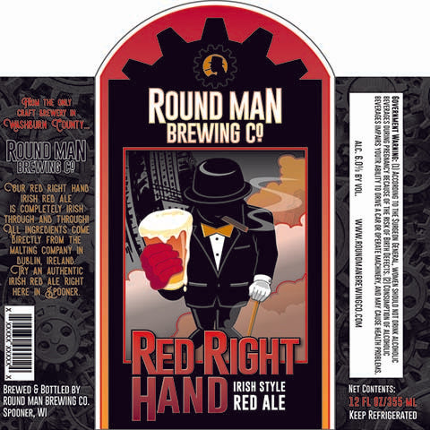 Round Man Red Right Hand Irish Red Ale