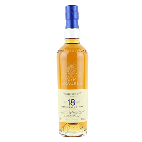 Royal Brakla Aged 18 Years Highland Single Malt Scotch Whisky