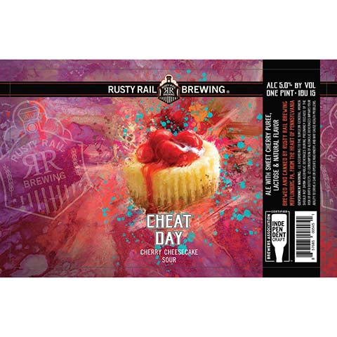 Rusty Rail Cheat Day Cherry Cheesecake Sour
