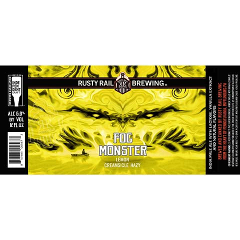 Rusty Rail Fog Monster Lemon Creamsicle Hazy IPA