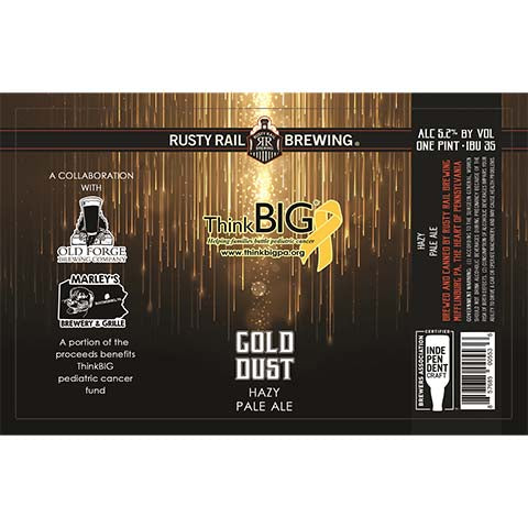 Rusty Rail Gold Dust Hazy Pale Ale