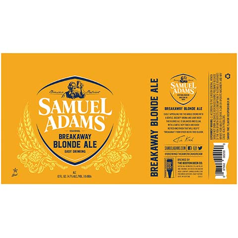 Samuel Adams Breakaway Blonde Ale