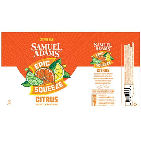 Samuel Adams Epic Squeeze Citrus Ale