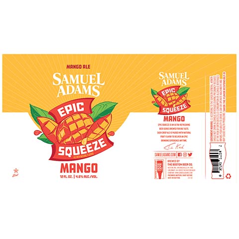 Samuel Adams Epic Squeeze Mango Ale