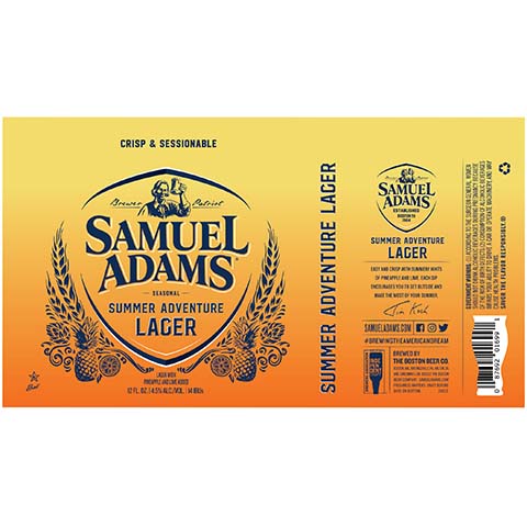 Samuel Adams Summer Adventure Lager