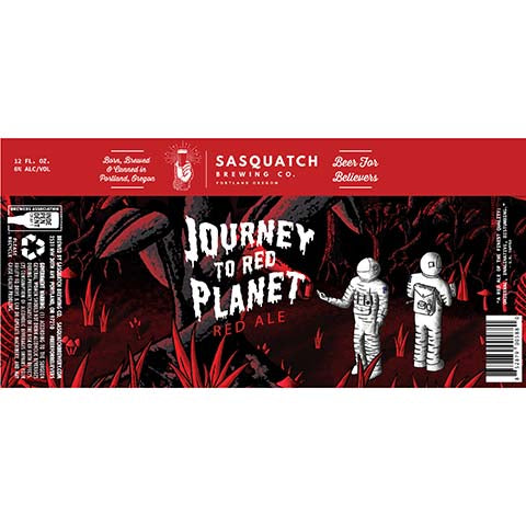 Sasquatch Journey To Red Planet Red Ale