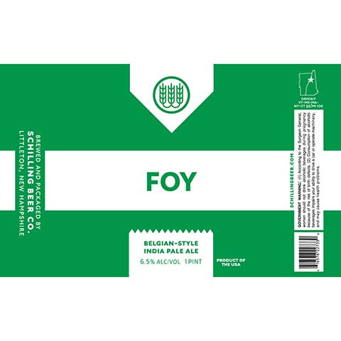 Schilling Foy Belgian IPA