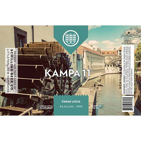 Schilling Kampa 11° Cerne Lezak Black Lager