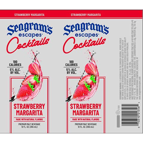 Seagram’s Cocktails Strawberry Margarita