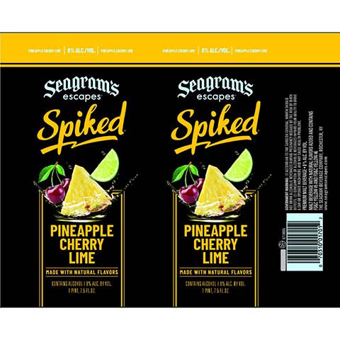 Seagram’s Spiked Pineapple Cherry Lime