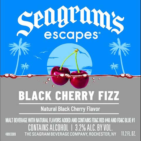 Seagram’s Black Cherry Fizz