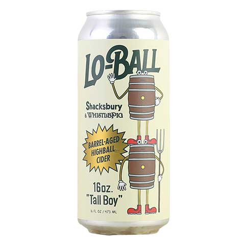 Shacksbury/Whistlepig Lo-Ball Barrel-Aged Highball Cider