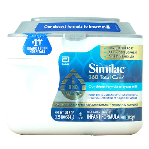 Similac 360 Total Care® Infant Formula, with 5 HMO Prebiotics