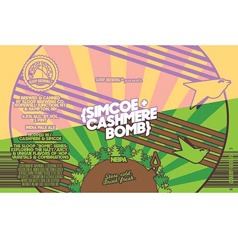 Sloop Simcoe + Cashmere Bomb IPA