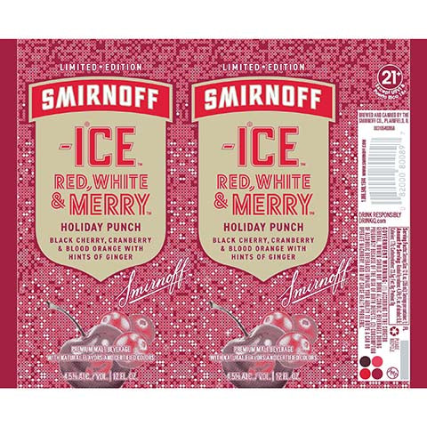 Smirnoff Ice Red, White & Merry Holiday Punch – CraftShack - Buy