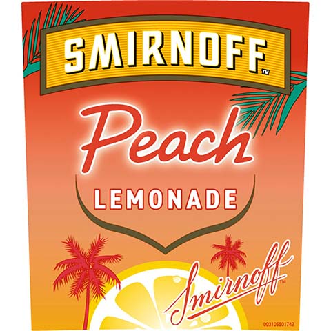 Smirnoff Peach Lemonade Vodka