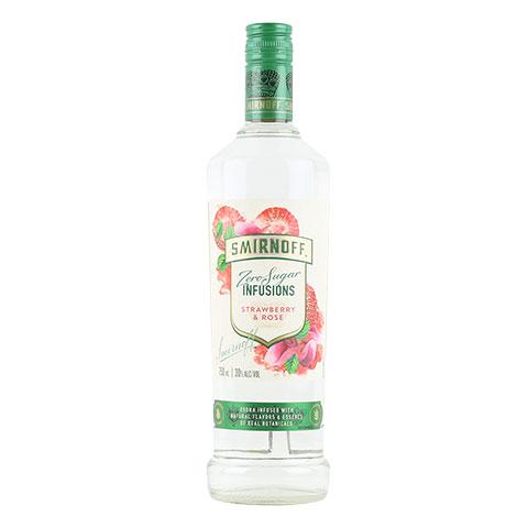 Smirnoff Zero Sugar Infusions Strawberry & Rose Vodka