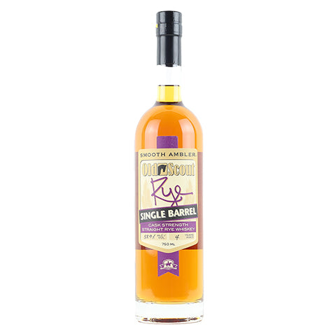 Smooth Ambler Old Scout Rye Single Barrel Aged 4 Years Straight Rye Whiskey