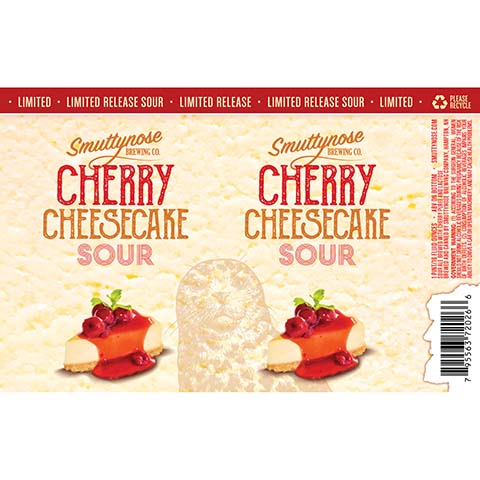 Smuttynose Cherry Cheesecake Sour Ale