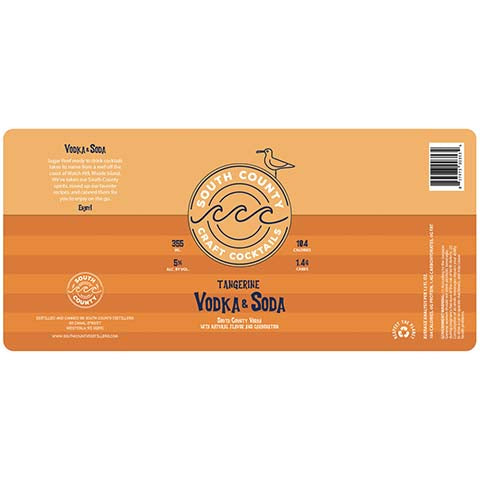 South County Tangerine Vodka & Soda