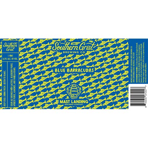Southern Grist Blue Barracudas Sour Ale
