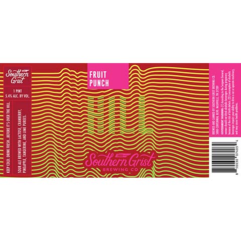 Southern Grist Fruit Punch Hill Sour Ale