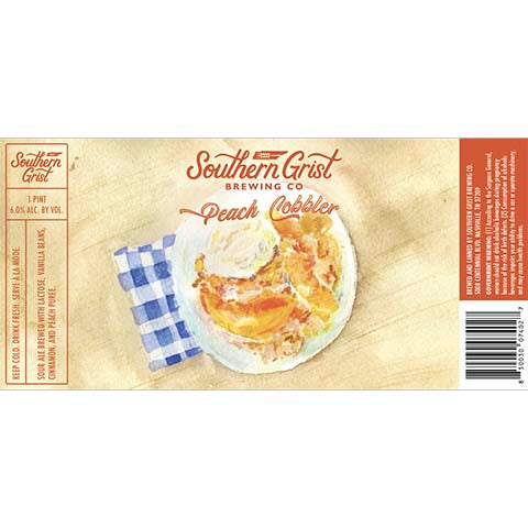 Southern Grist Peach Cobbler Sour