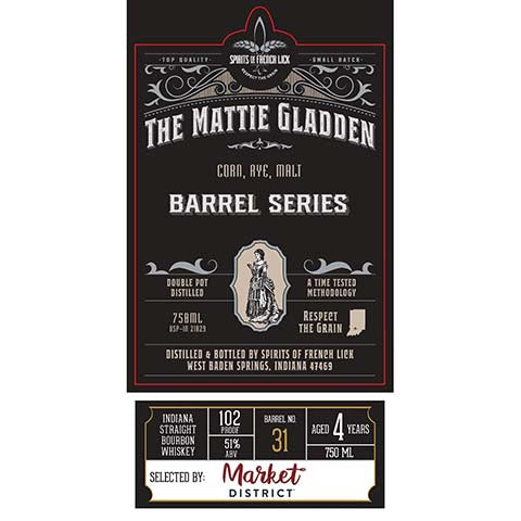 Indiana Straight Bourbon Whiskey