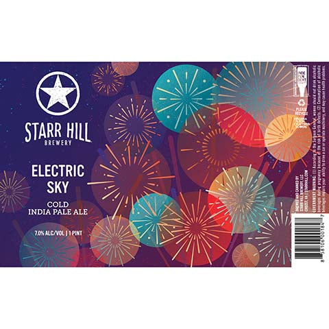 Starr Hill Electric Sky IPA