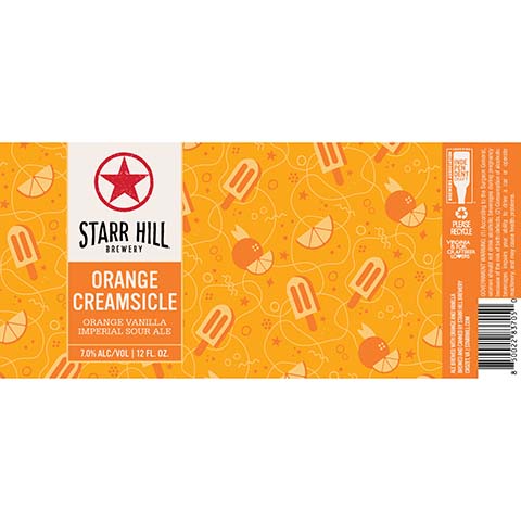 Starr Hill Orange Creamsicle Imperial Sour Ale
