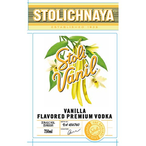 Stolichnaya Vanil Vodka