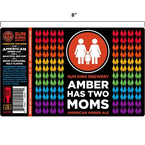 Sun King Amber Has Two Moms American Amber Ale