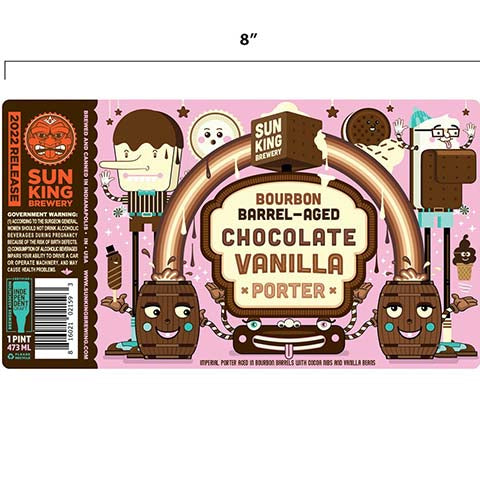 Sun King Bourbon Barrel-Aged Chocolate Vanilla Porter