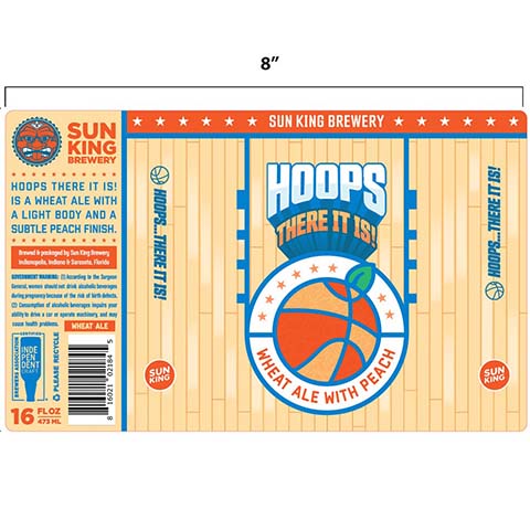 Sun King Hoops There It Is! Wheat Ale