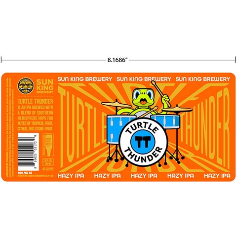 Sun King Turtle Thunder Hazy IPA