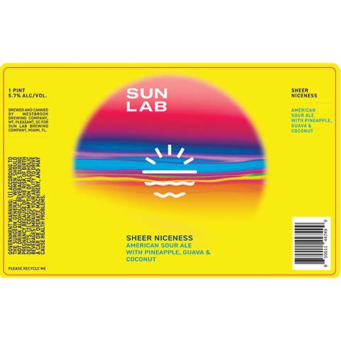 Sun Lab Sheer Niceness Sour Ale