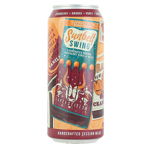 Superstition Sunbelt Swing Carbonated Orange Cranberry Vanilla Mead