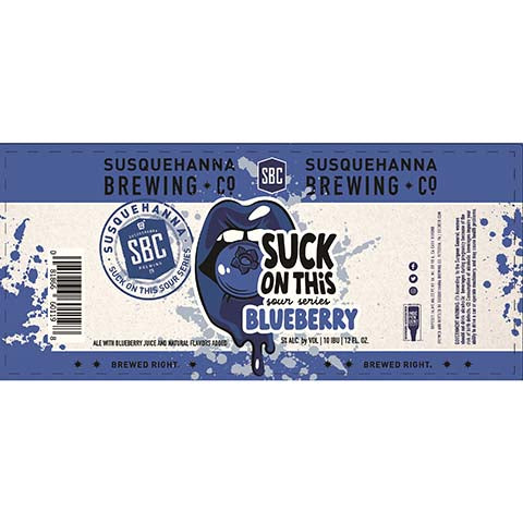 Susquehanna Suck On This Sour Series Blueberry