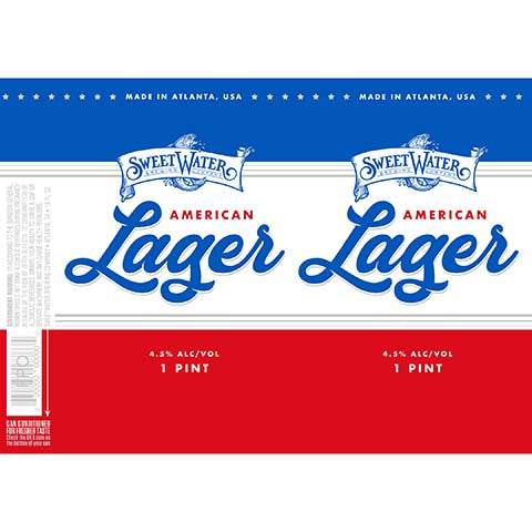 Sweetwater American Lager