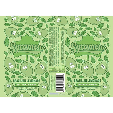 Sycamore Brazilian Lemonade Gose Ale