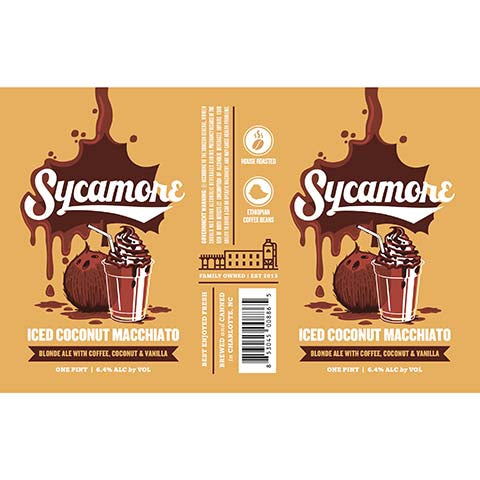 Sycamore Iced Coconut Macchiato Blonde Ale