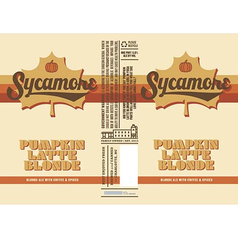 Sycamore Pumpkin Latte Blonde