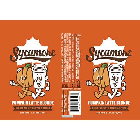 Sycamore Pumpkin Latte Blonde Ale