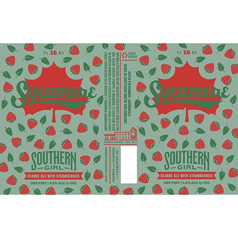 Sycamore Southern Girl Blonde Ale
