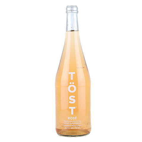TOST Rose Sparkling White Tea With Ginger & Elderberry